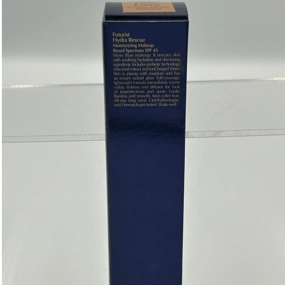 Estee Lauder Futurist Hydra Rescue Makeup 5W1 Bronze 1.2oz New SPF 45 Foundation